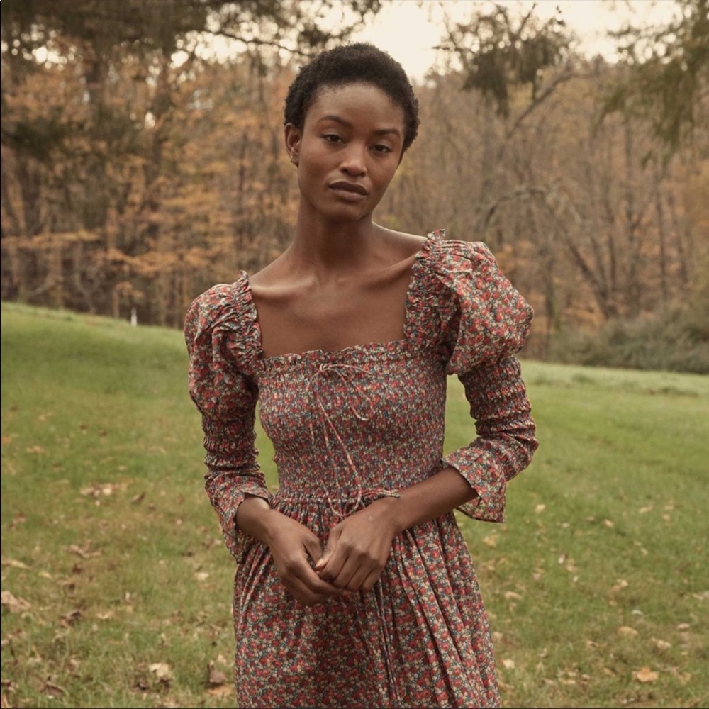 Dôen Bijou dress in small Roseraie Floral print